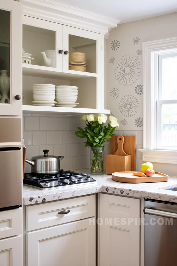 Unique Patterns for a Transitional Backsplash