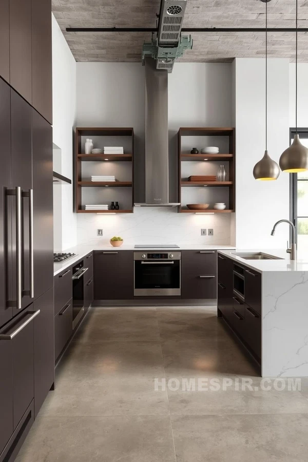 Versatile Urban Modern Kitchen with Sleek Design