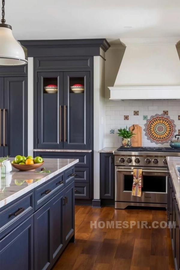 Vibrant Ceramic Accents for Kitchen Designs