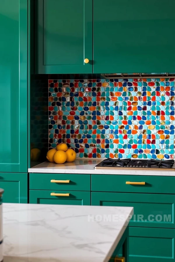 Vibrant Colors in Artisan Kitchen Design