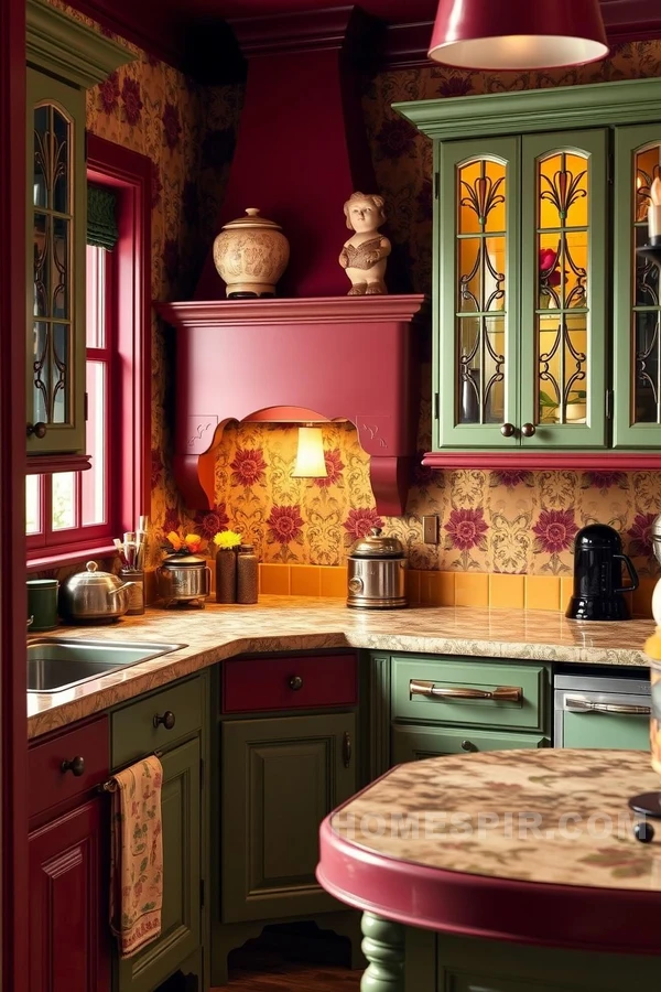 Vibrant Colors in Victorian Kitchen Design