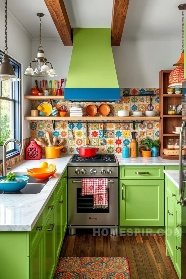 Vibrant Hues in Functional Artisan Design