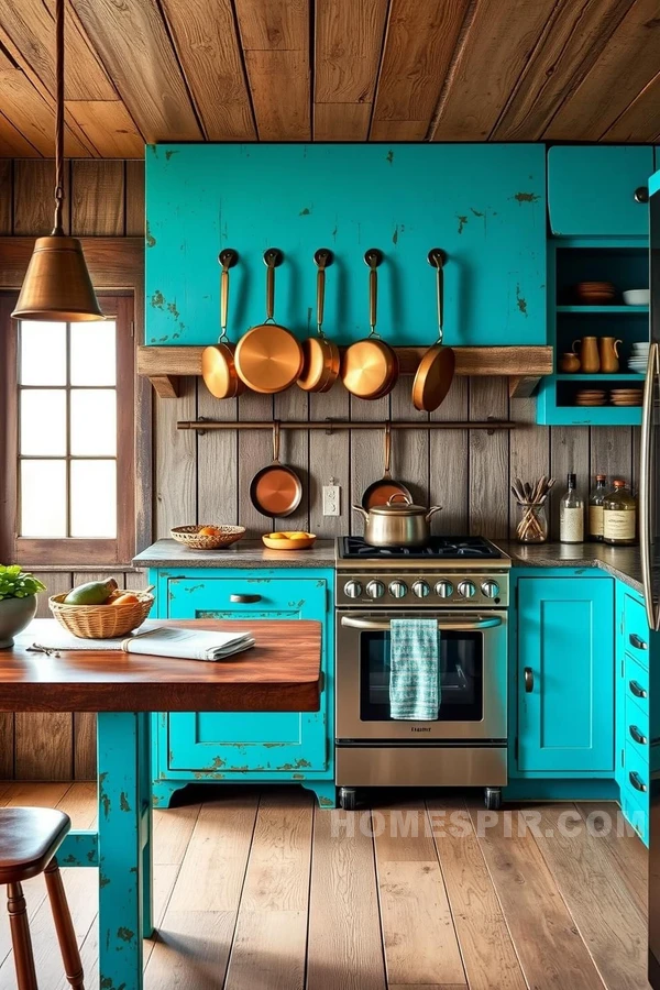 Vibrant Rustic Twist with Turquoise and Copper Elements