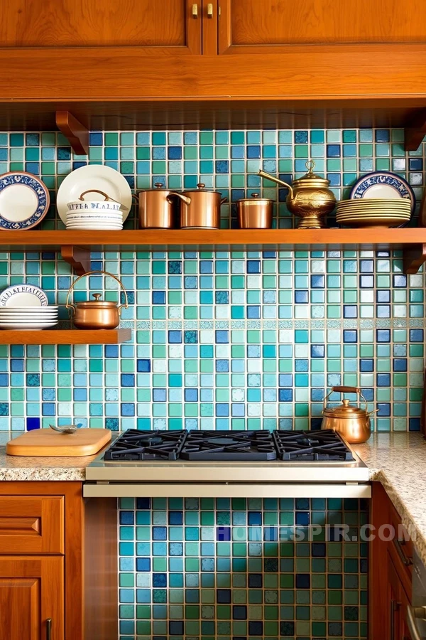 Vibrant Tiles in Traditional Colonial Setting