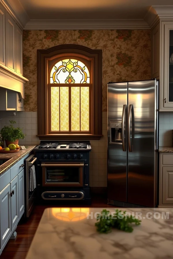 Victorian Kitchen with Modern Efficiency