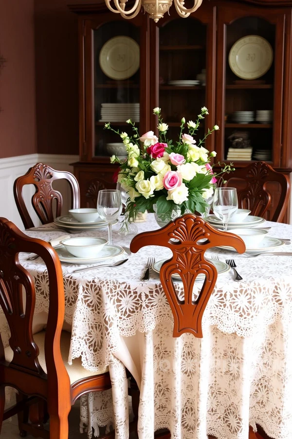 Victorian Table Set Elegance