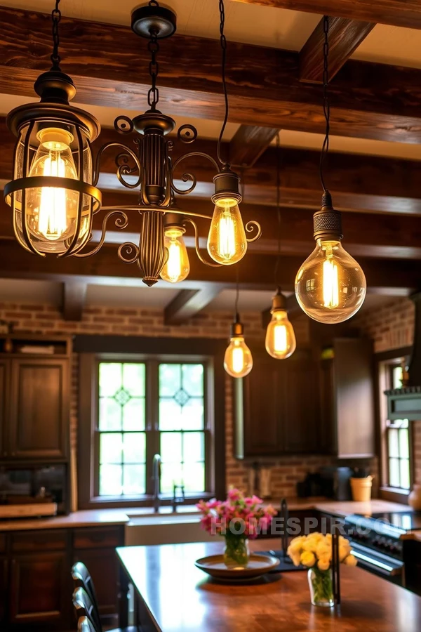 Vintage Lighting in Colonial Ambiance