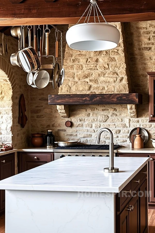 Vintage Meets Modern in Tuscan Kitchen