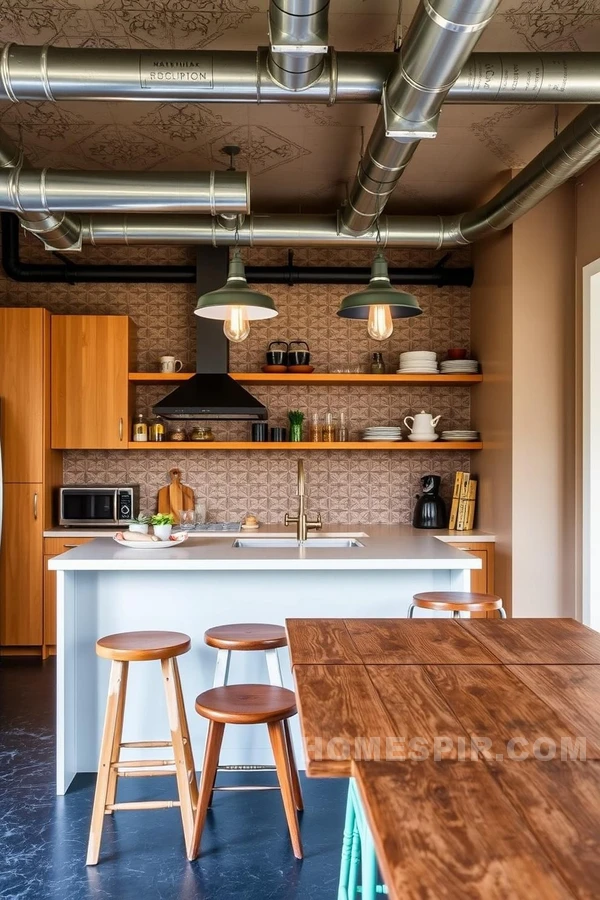 Vintage Meets Modern in Urban Kitchens