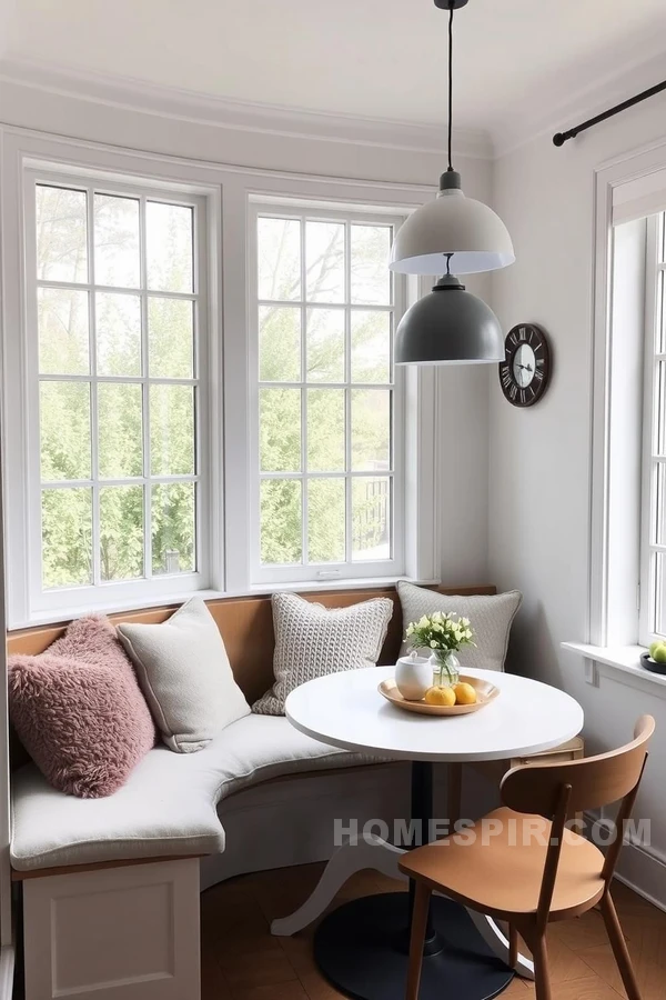 Vintage Meets Modern Scandinavian Breakfast Nook