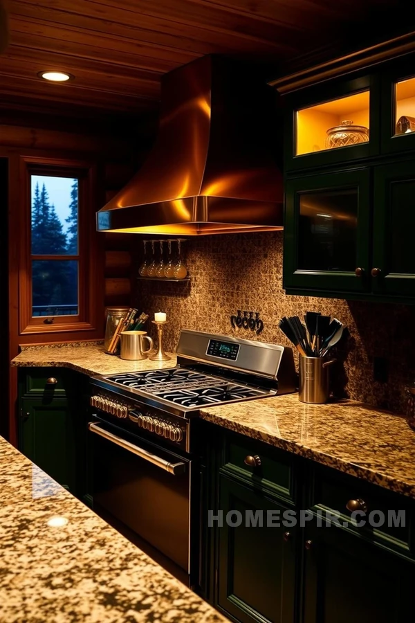 Vintage Stove And Copper Hood Grace Kitchen