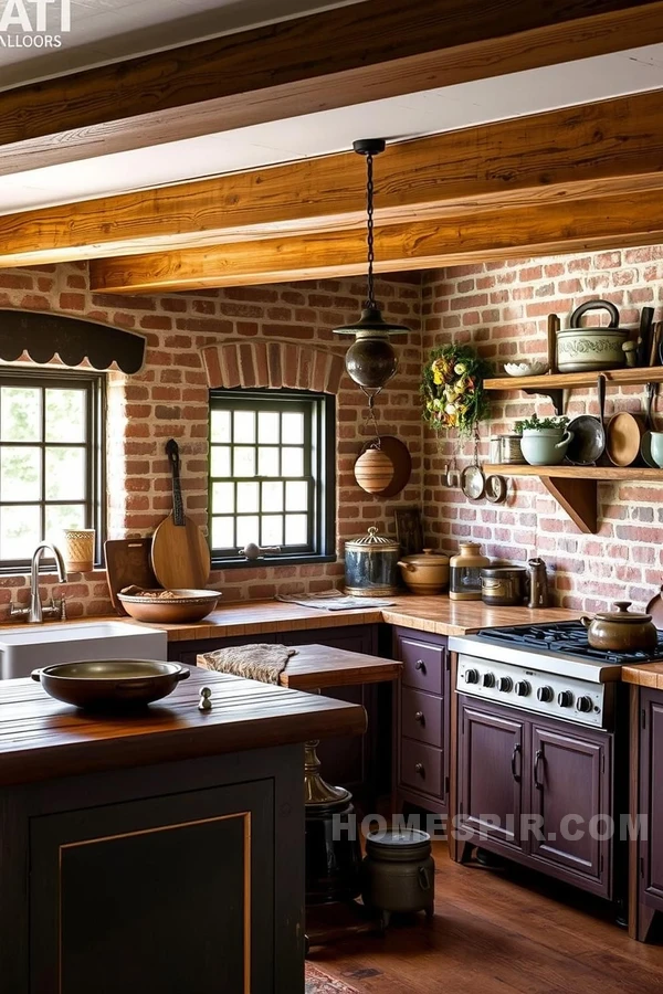 Vintage Utensils Colonial Kitchen