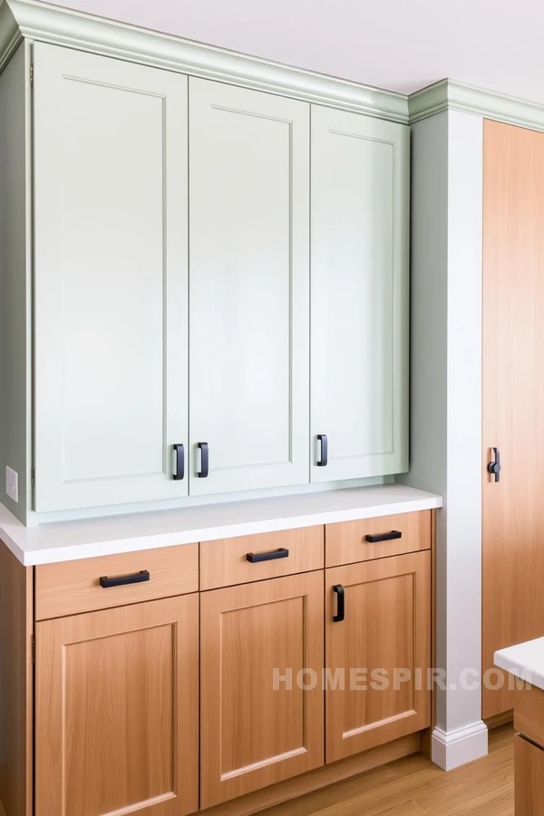 Visual Harmony with Two-Tone Cabinets