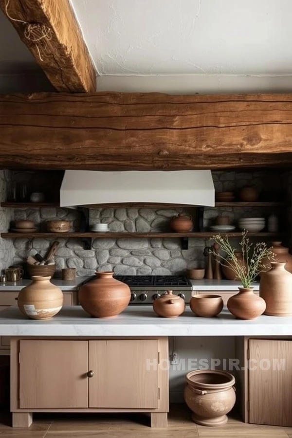 Wabi-Sabi Aesthetic with Clay Pots