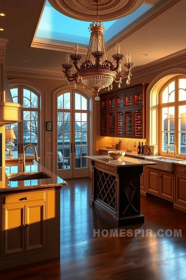 Warm Ambiance in Luxury Parisian Kitchens