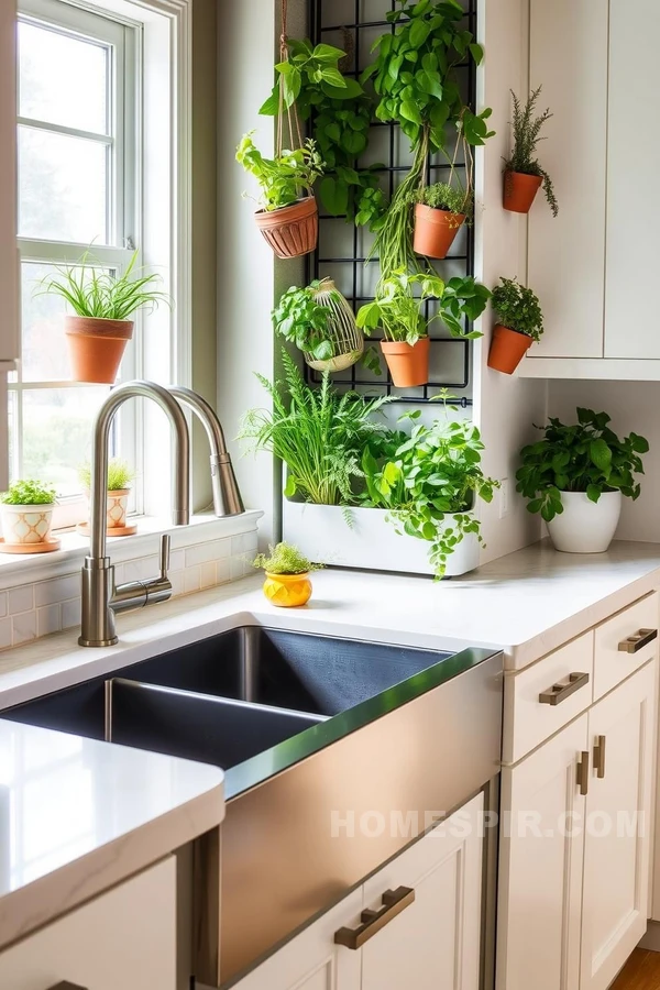 Warm and Cozy Earth-Toned Kitchen Space