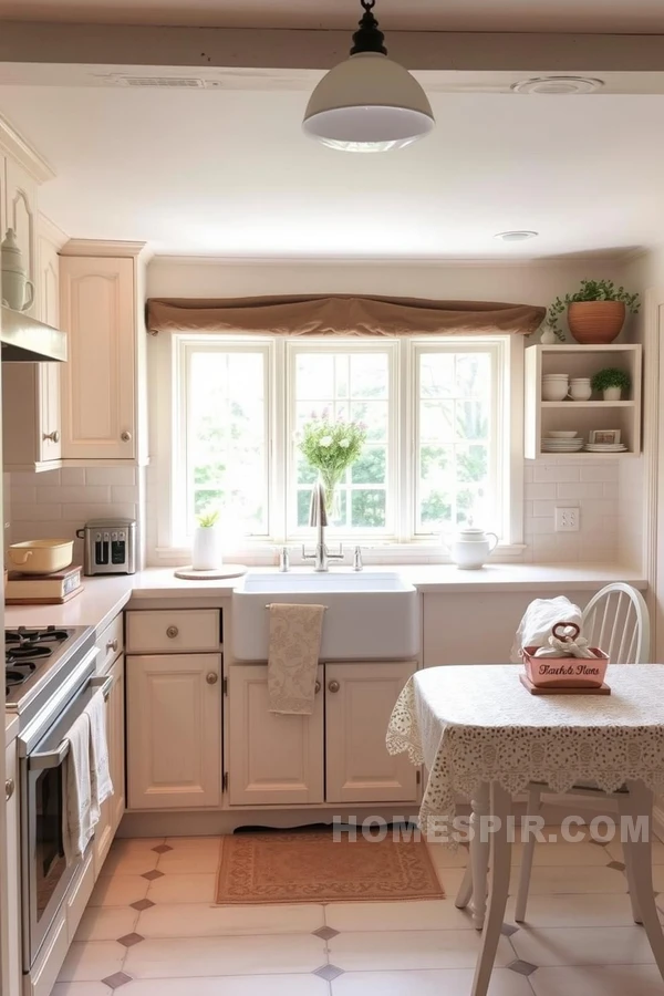 Warm Cottage Kitchen In Calming Hues