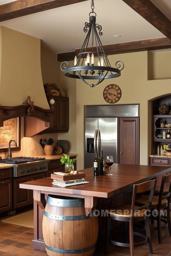 Warm Earthy Tones in Tuscan Kitchen Design