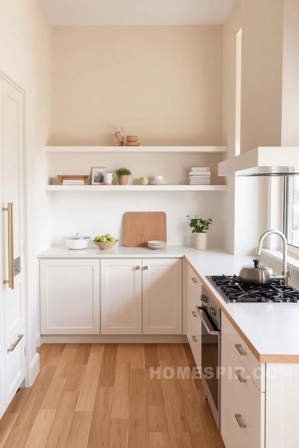 Warm Ecru and Oak in Kitchen Design