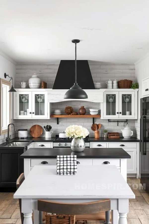 Warm Monochrome Farmhouse Elements