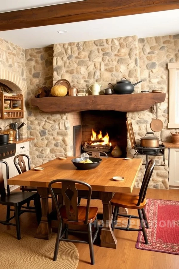 Warmth And Function Meet In Rustic Kitchen