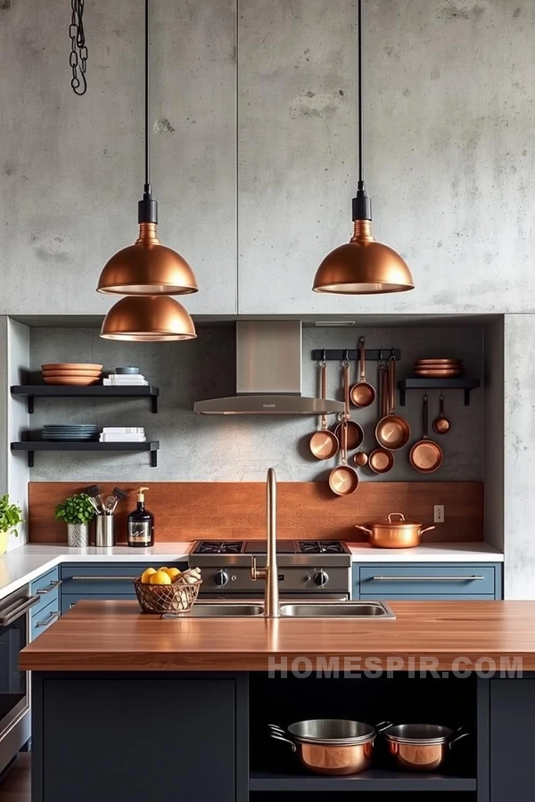 Warmth and Modernity in Kitchen Design