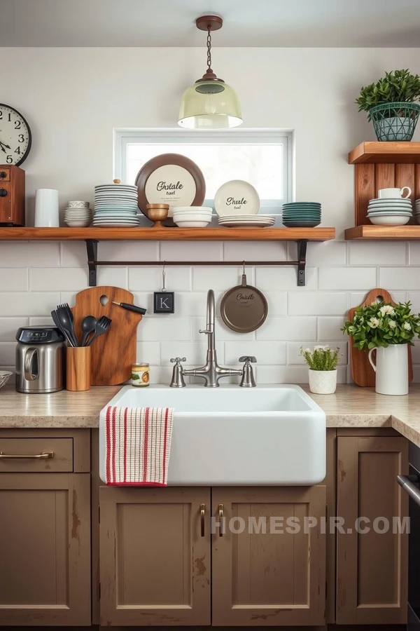 Warmth And Nostalgia In Modern Retro Kitchen