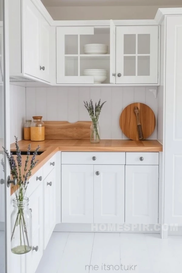 White-Washed Colonial Kitchen Decor