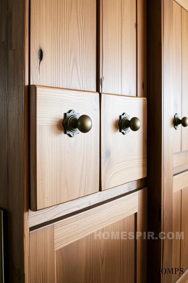 Worn Bronze Accessories in Cozy Kitchen Settings