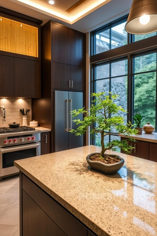 Zen Garden Inspired Kitchen Oasis