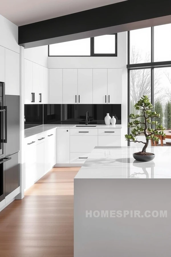 Zen Inspired Sleek Kitchen Oasis