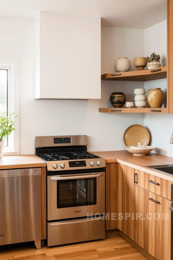 Zen Kitchen Oasis with Modern Minimalist Touches