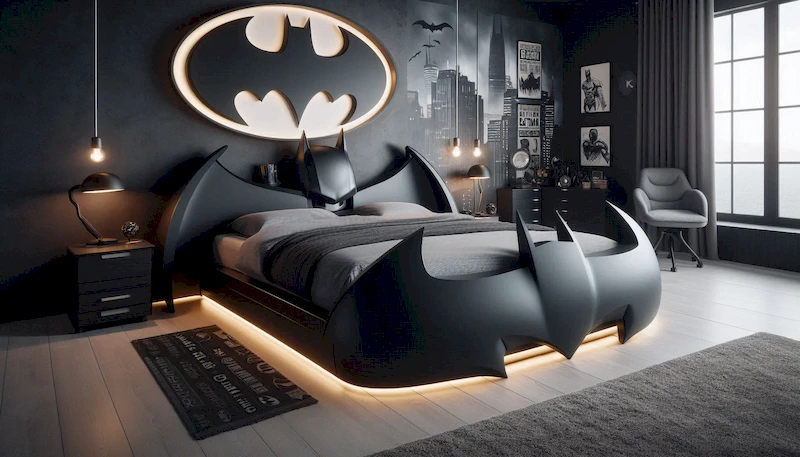 Batman Inspired Bedrooms Homespir