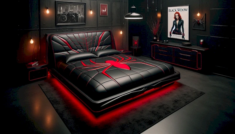 Black Widow Inspired Bedrooms Homespir