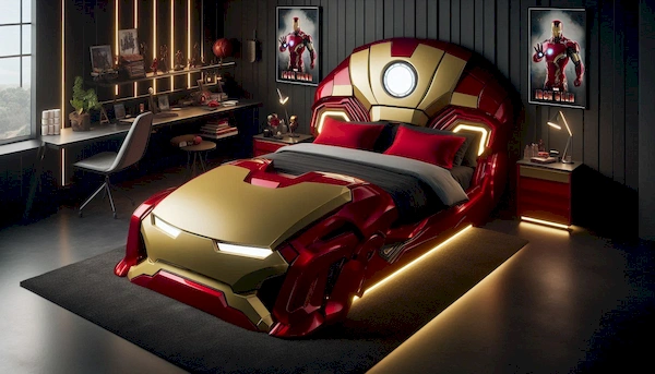 Ironman Inspired Bedrooms Featured Homespir