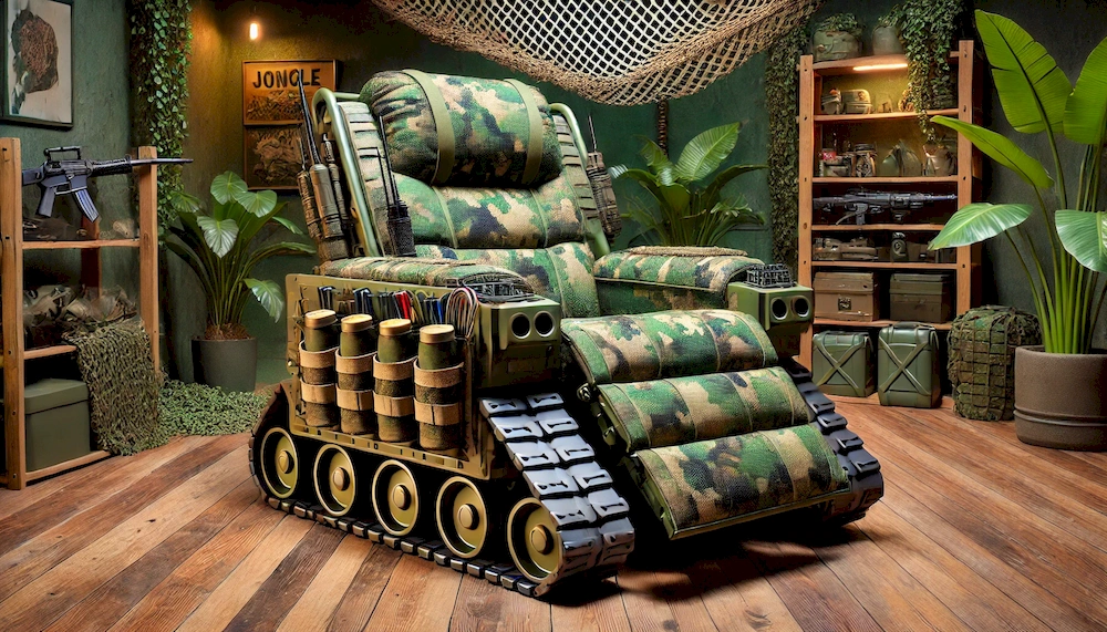 Military Inspired War Tank Recliners Homespir