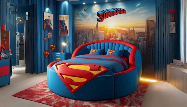 Superman Inspired Bedrooms Beds Featured Homespir