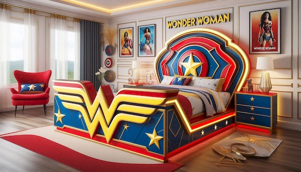 Wonder Woman Inspired Bedrooms Featured Homespir