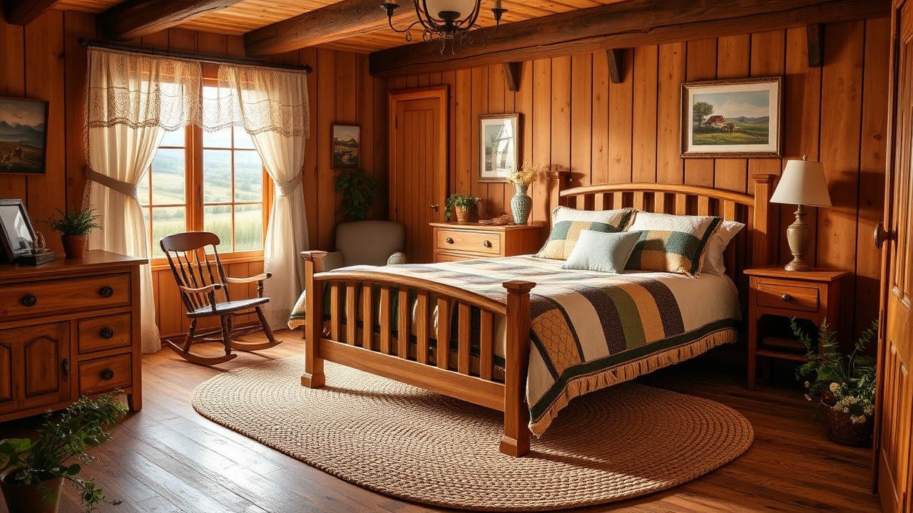 American Country Style Bedroom Inspirations