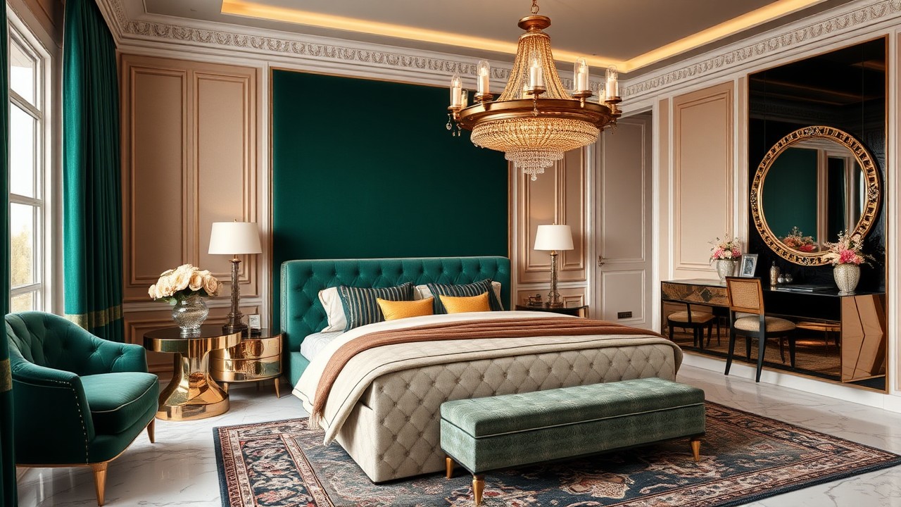 Art Deco Mood Board Bedroom Inspirations