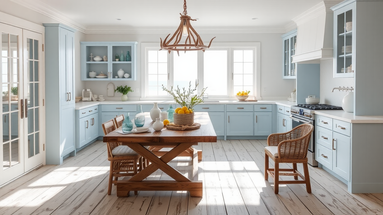 Bringing the Ocean Indoors: Coastal Kitchen Decor Ideas