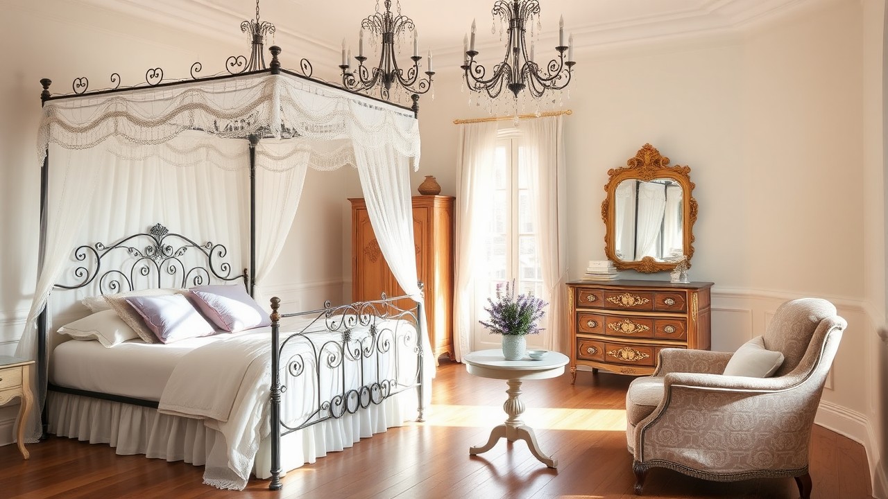 Classic French Style Bedroom Design Ideas