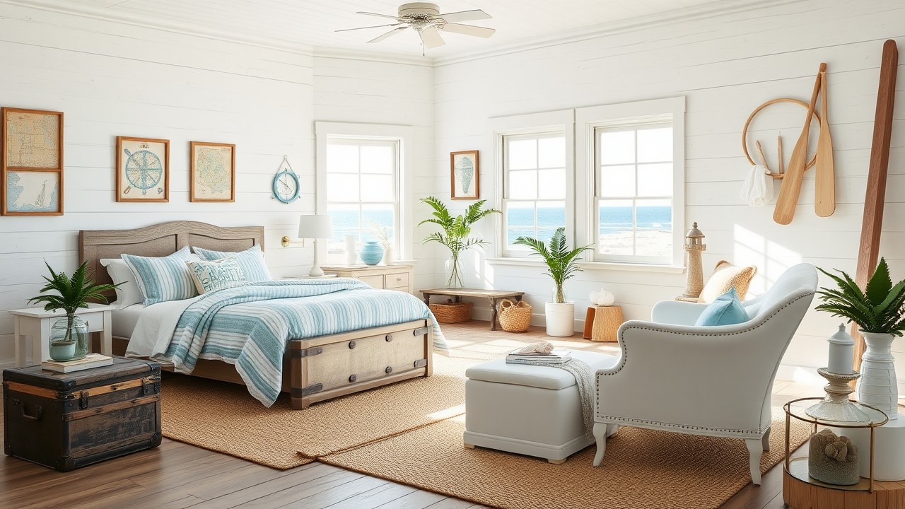 Coastal Beach Bedroom Ideas