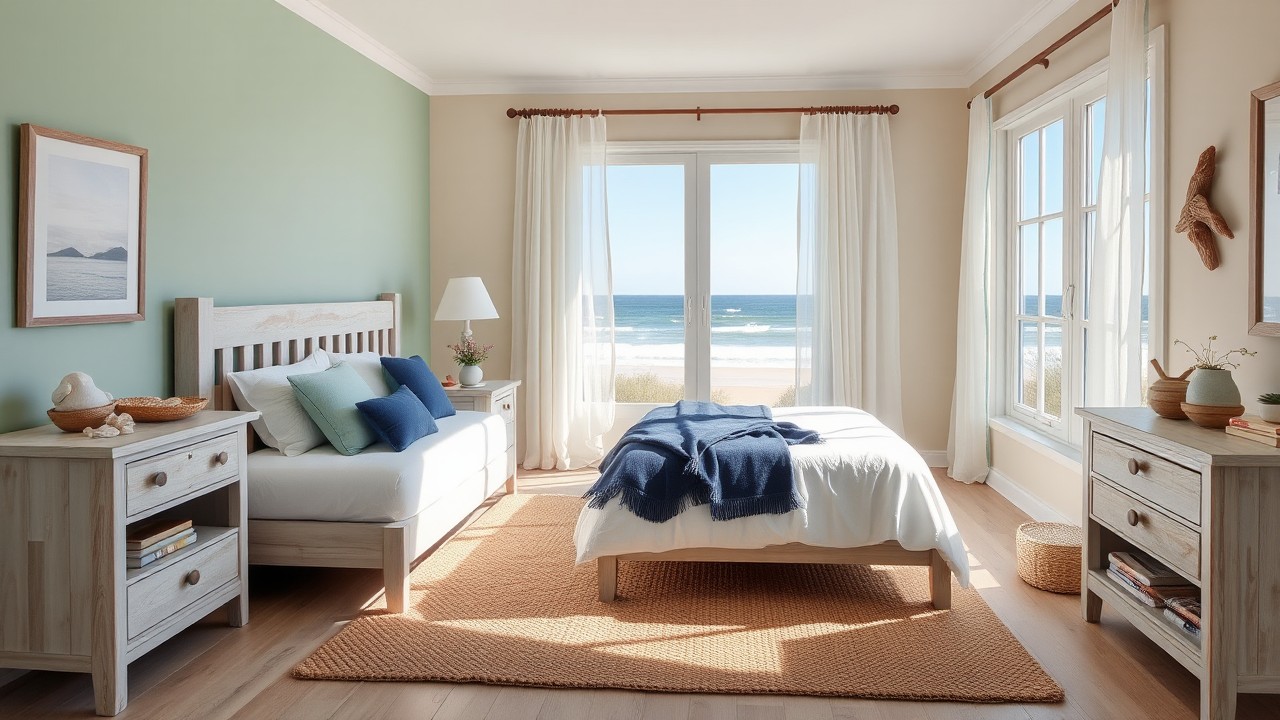 Coastal Bedroom Interior Design