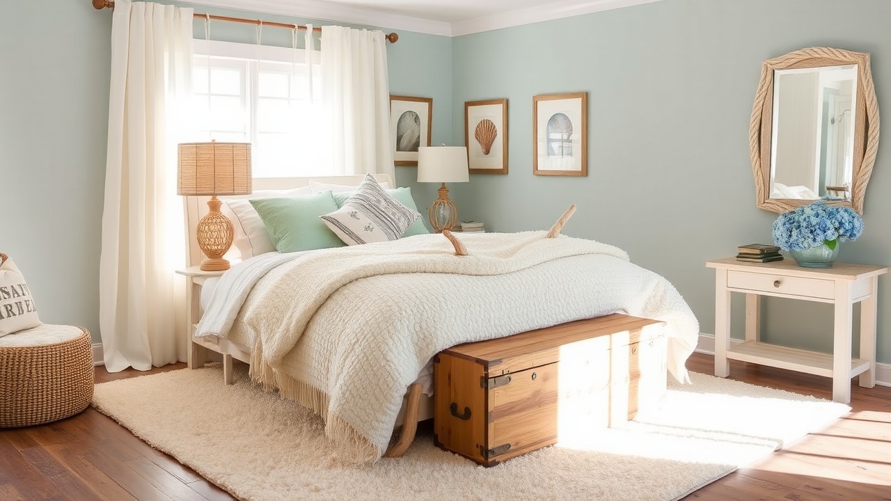 Coastal Chic Interior Design Bedroom