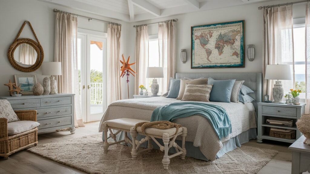 Coastal Style Master Bedrooms Beach House Decor Inspirations