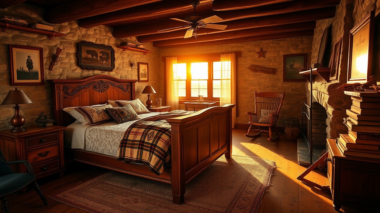 Country Western Style Bedrooms