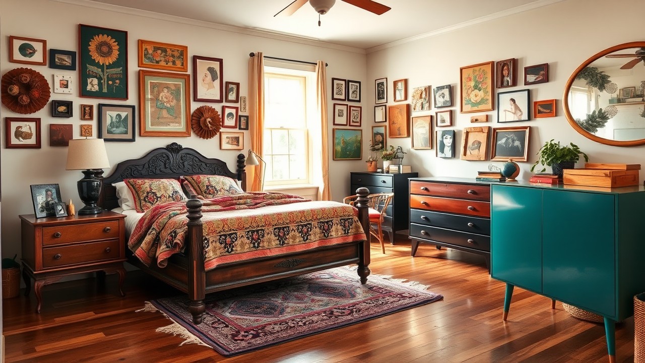 Eclectic Bedroom Furniture Ideas