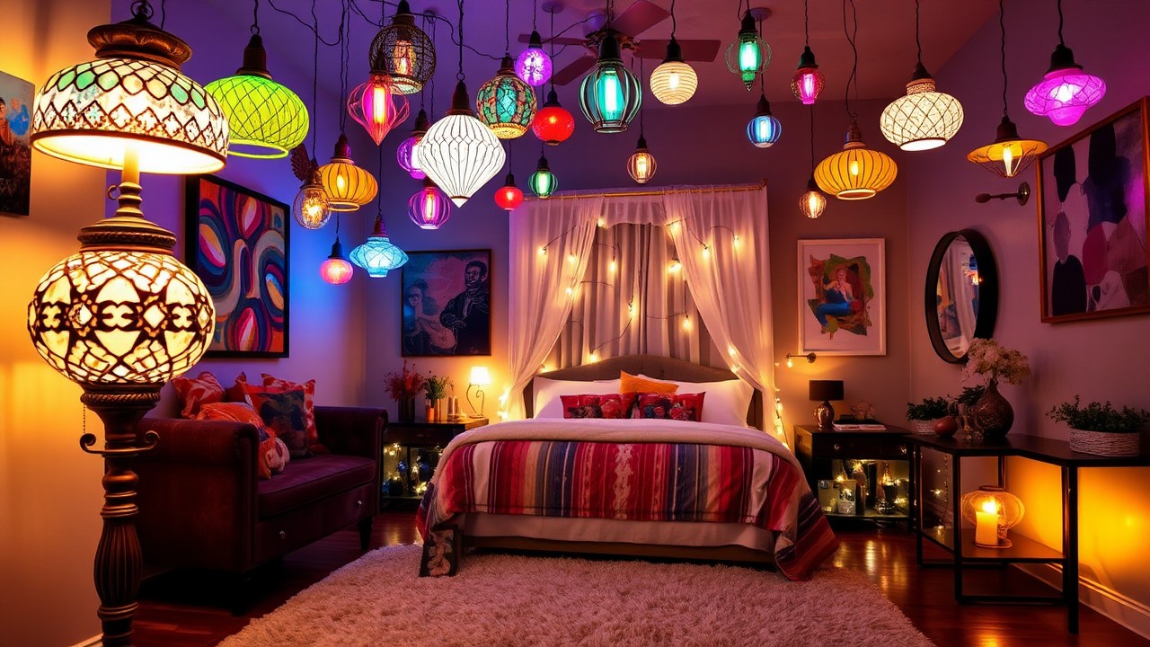 Eclectic Lighting Ideas for Unique Bedrooms