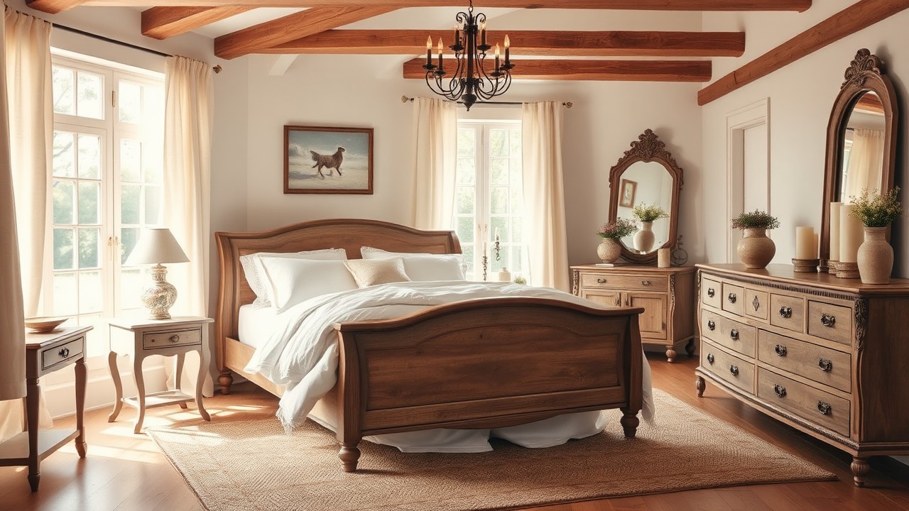 Elegant Farmhouse Bedroom Decor Ideas